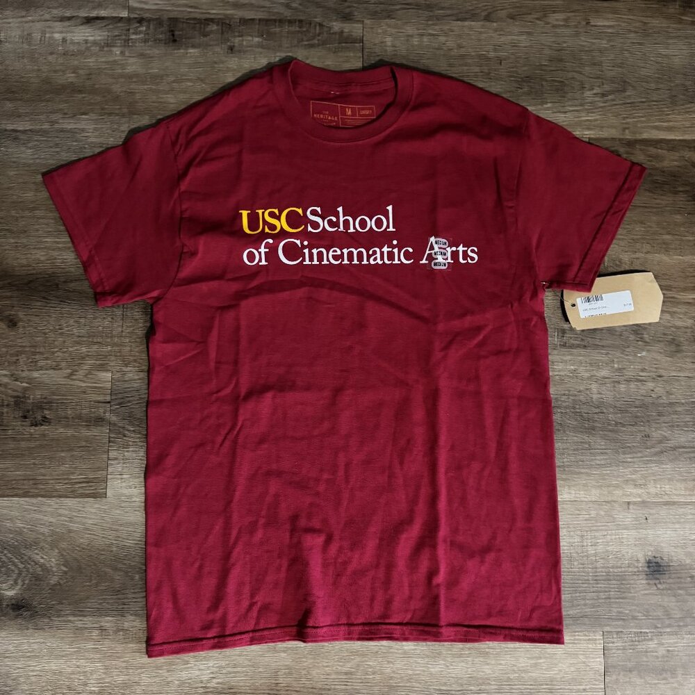 USC School of Cinematic Arts Tee - Short Sleeve Shirt Medium